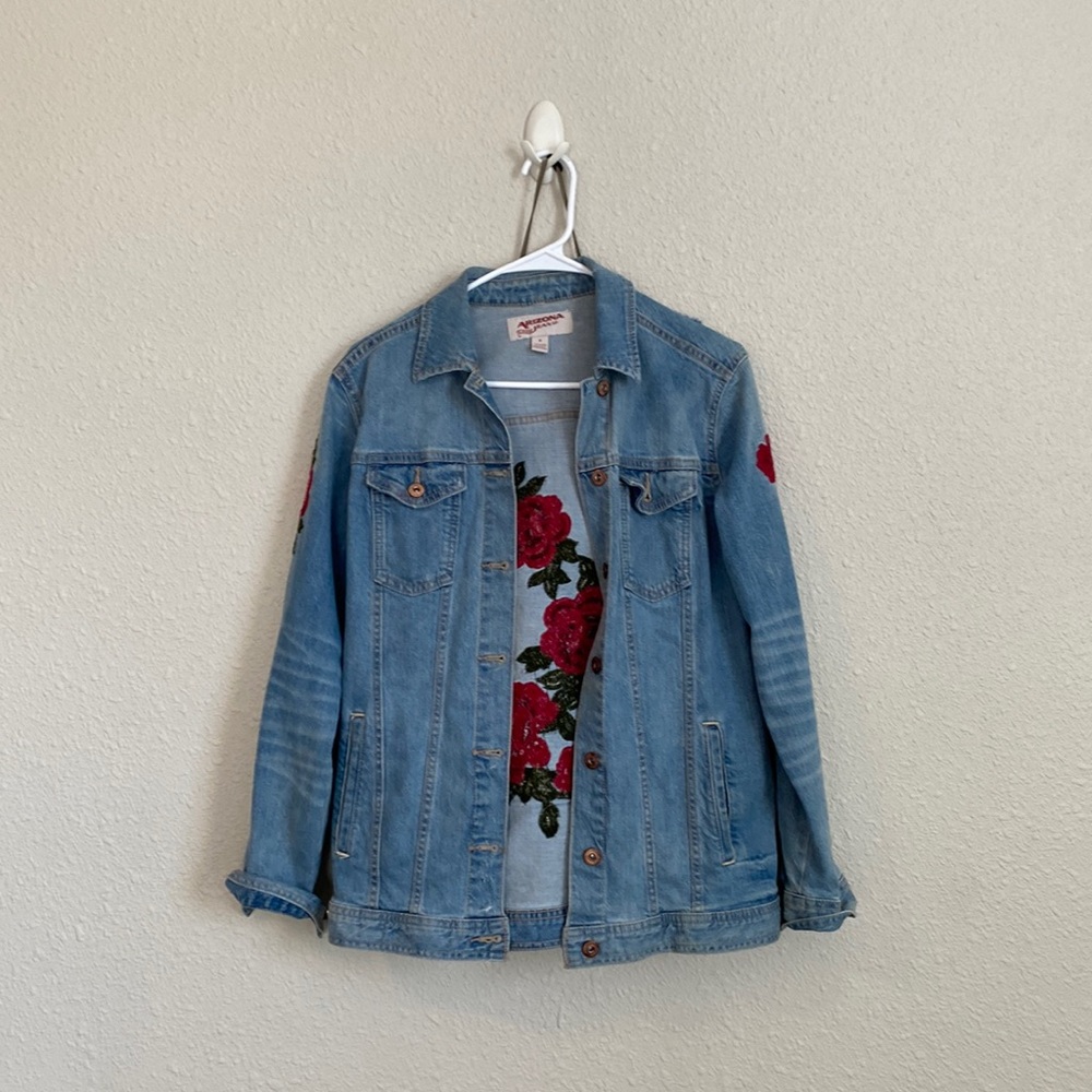 Rose Denim Jacket